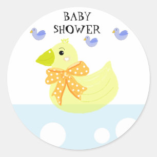 Yellow Duck Baby Duck Runder Aufkleber