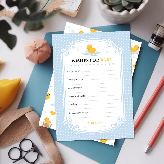 Yellow Duck Bubble Bath wünscht sich eine Baby Gam Hinweiskarte (Von Creator hochgeladen)