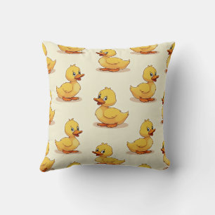 Yellow Duck Cushion Kissen