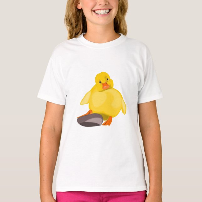 Yellow Duck Kid's T - Shirt (Vorderseite)