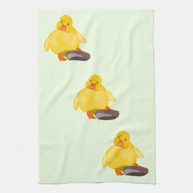 Yellow Duck Kitchtuch - Farbe wählen Geschirrtuch (Vertikal)