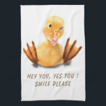 Yellow Duck Playful Kitetücher Lächeln Cartoon Geschirrtuch<br><div class="desc">Funny Yellow Duck Playful Wink Happy Lächeln Cartoon Zeichn und Text - Wählen / Fügen Sie Ihre einzigartige Text / Schriftart / Farbe - Make Your Special Gift - Neu vergrössern und verschieben oder entfernen und hinzufügen Elemente / Bild mit Anpassungs-Tool ! - Zeichn und Design von MIGNED. Sie können...</div>