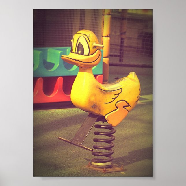 Yellow Duck Playground Ride Poster (Vorne)