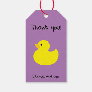 Yellow Duck Vielen Dank Geschenkanhänger
