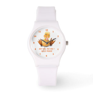 Yellow Duckling Playful Watch - Smile Armbanduhr
