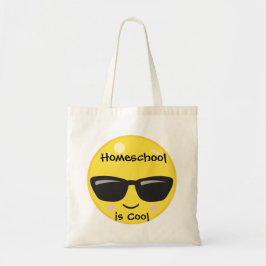 Yellow Emoji Homeschool ist Cool Tragetasche