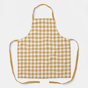 Yellow Farmhouse Gingham Schürze