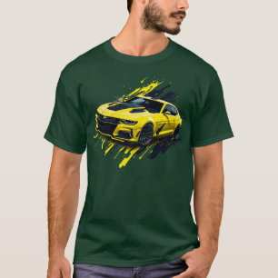 Yellow Five Generation Chevrolet Camaro T-Shirt