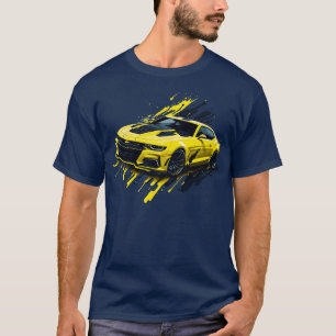 Yellow Five Generation Chevrolet Camaro T-Shirt