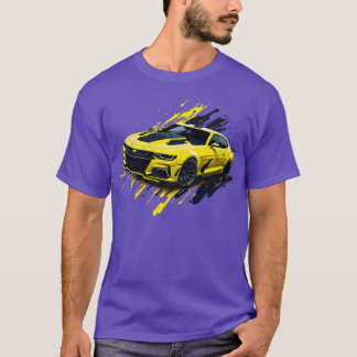 Yellow Five Generation Chevrolet Camaro T-Shirt