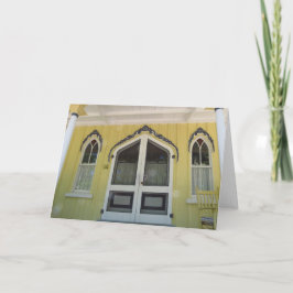 Yellow Flame Gingerbread - Martha's Vineyard Holid Feiertagskarte