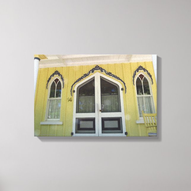 Yellow Flame Gingerbread - Martha's Vineyard Leinwanddruck (Vorderseite)