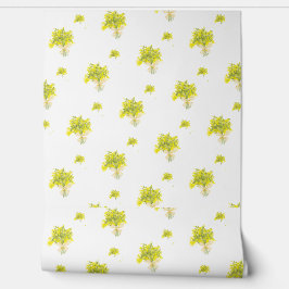 Yellow Floral Bouquet Tapete