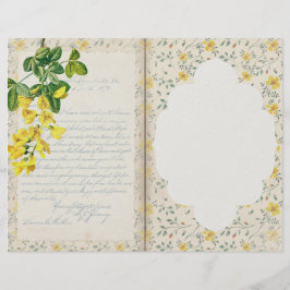 Yellow Floral Scrapbook
