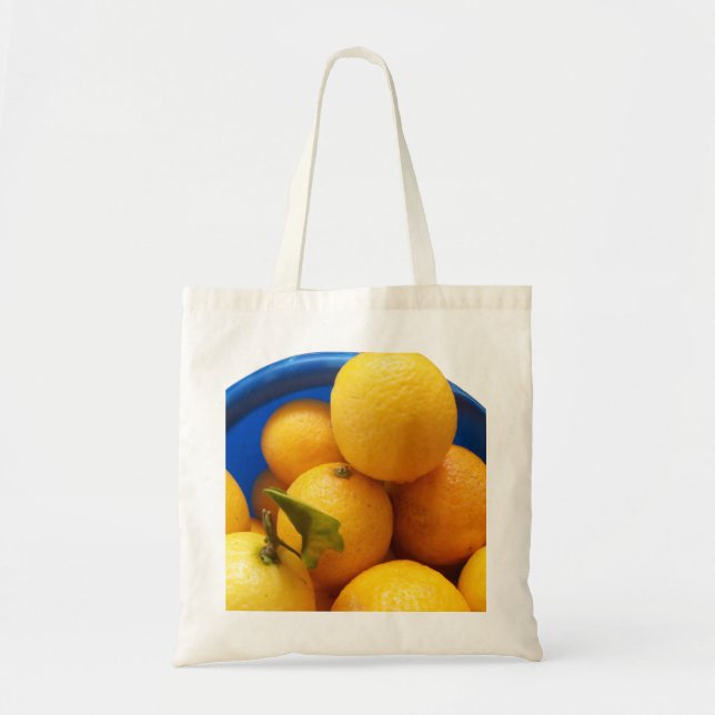 Yellow Florida Lemons Tragetasche (Vorne)