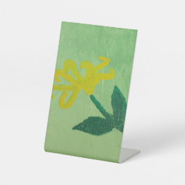 Yellow Flower Painting Sockelschild