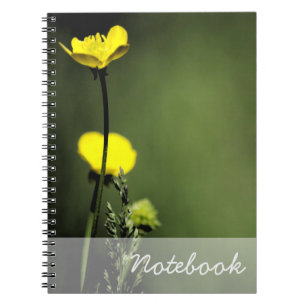Yellow Flowers Notebook Notizblock