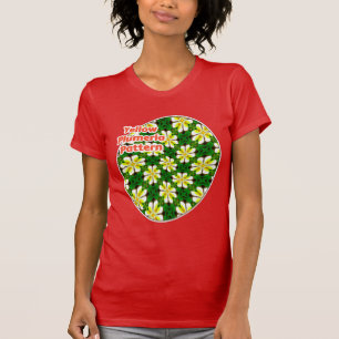 Yellow Frangipani Pattern T-Shirt