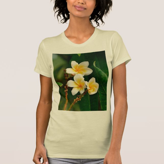 Yellow Frangipani T-Shirt (Vorderseite)