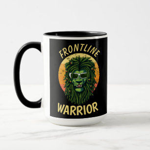 Yellow Frontline Warrior Tasse