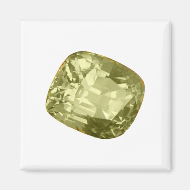 Yellow Gemstone Alexandrite Magnet (Vorne)
