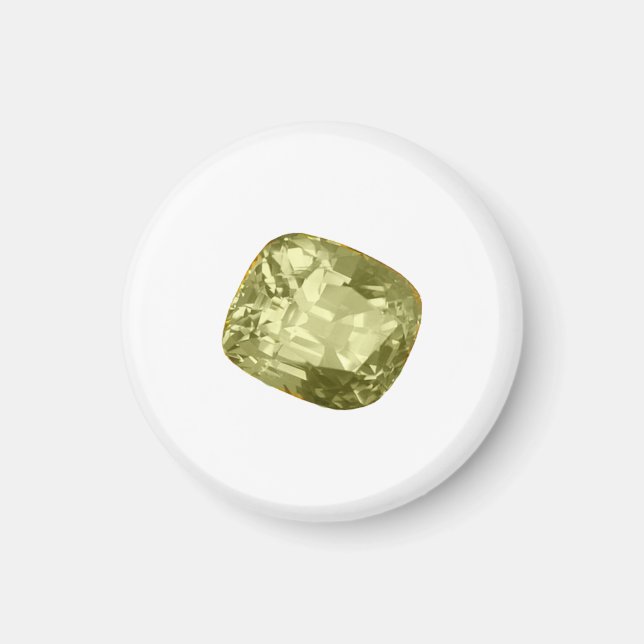 Yellow Gemstone Alexandrite Magnet (Vorne)