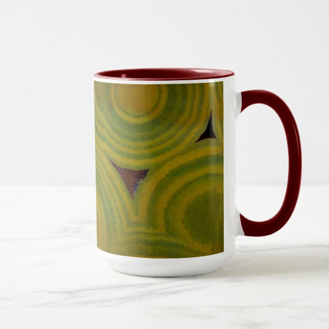 Yellow Gepunktet Ocean Jasper Tasse (Rechts)