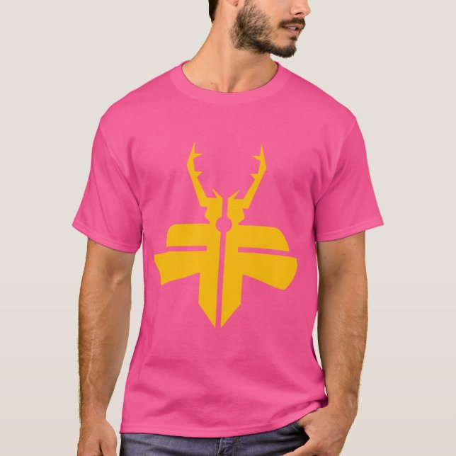 Yellow Ghost Moth Beetle T-Shirt (Vorderseite)