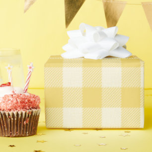 Yellow Gingham für Oh Baby Suite Packpapier