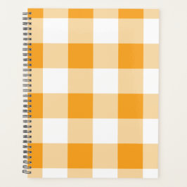 Yellow Gingham Pattern Planer
