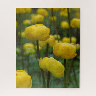Yellow Globe Blume Jigsaw Puzzle