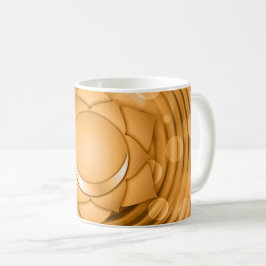 Yellow Gold Chakra Zen Yoga Namaste Personalisiere Kaffeetasse
