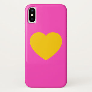 Yellow Gold Heart Case-Mate iPhone Hülle