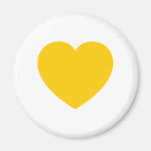 Yellow Gold Heart Magnet