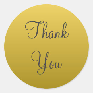 Yellow Gold Vielen Dank, dass Sie Stickers