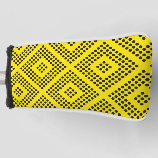 Yellow Golf Club Head Cover Golf Headcover (Vorderseite)
