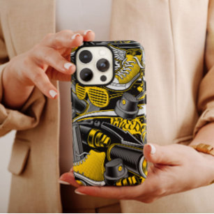 Yellow Graffiti Style Case   iPhone 14 Case-Mate