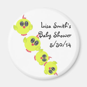 Yellow Green Babird Magnet