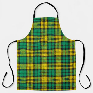 Yellow Green Blackwatch Campbell Tartan Kariert Schürze