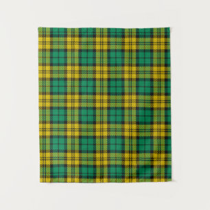 Yellow Green Blackwatch Campbell Tartan Kariert Wandteppich