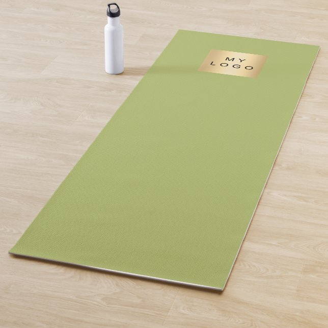 Yellow Green Company Logo Business Studio Yogamatte (Beispiel)