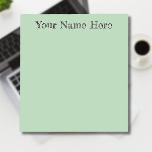 Yellow Green Einzigartig Personalisiert Teacher Ge Notizblock