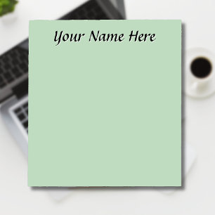 Yellow Green Einzigartig Personalisiert Teacher Ge Notizblock