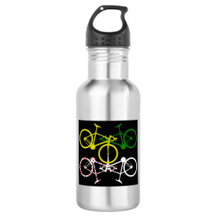 Yellow Green Polka-Dot Jerseys Edelstahlflasche