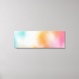 Yellow Green Red Pink Blue Lila Abstrakte Kunst Leinwanddruck