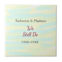 Yellow Greenpasti Vow Jubiläum Wasserkocher Fliese