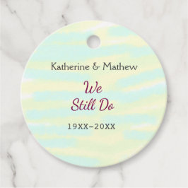 Yellow Greenpasti Vow Jubiläum Wasserkocher Geschenkanhänger