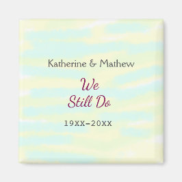 Yellow Greenpasti Vow Jubiläum Wasserkocher Magnet