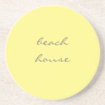 Yellow Grey Stylish Cool Getränkeuntersetzer<br><div class="desc">Die gelbe und graue Farbgebung ist perfekt für Geschenke und Wohngestaltung oder Party & Events. Sie können die Hintergrundfarbe oder Farbe des Textes ändern, wenn Sie möchten!</div>