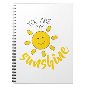 Yellow Hand Drawn Sun Hello Sunshine Image Sun Art Notizblock